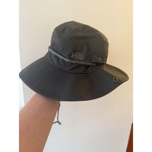 REI CO-OP Bucket Hat Sun Rain Unisex Vented Small Bookie Crushable Canvas Green - Picture 1 of 5